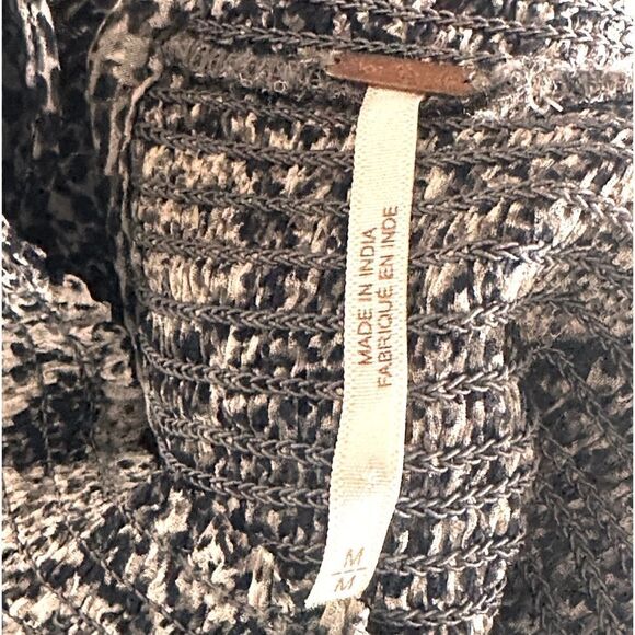 Free People Roma Long Sheer Ruffle Sleeve Bohemian Top Size Medium 📦 - Picture 7 of 13